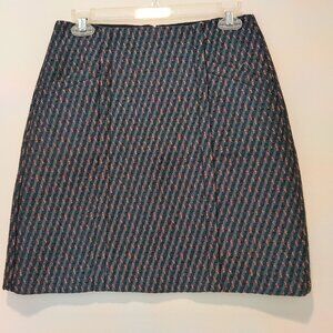 Loft blue and pink skirt Size 2